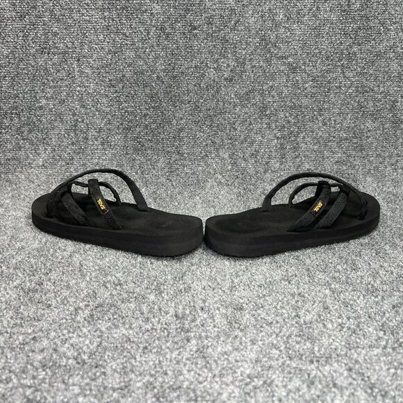 Teva Olowahu Flip-Flop Sandals Women's 8 Black Athletic Beach Recovery Toe Post - Picture 6 of 12